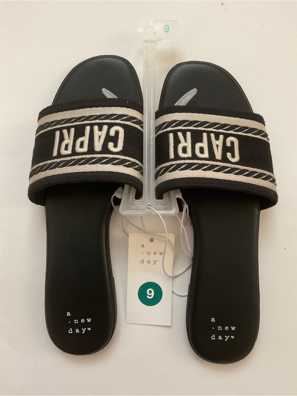 A New Day Black Capri Sandals - New
